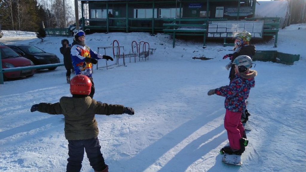 8 занятий на сноуборде для детей